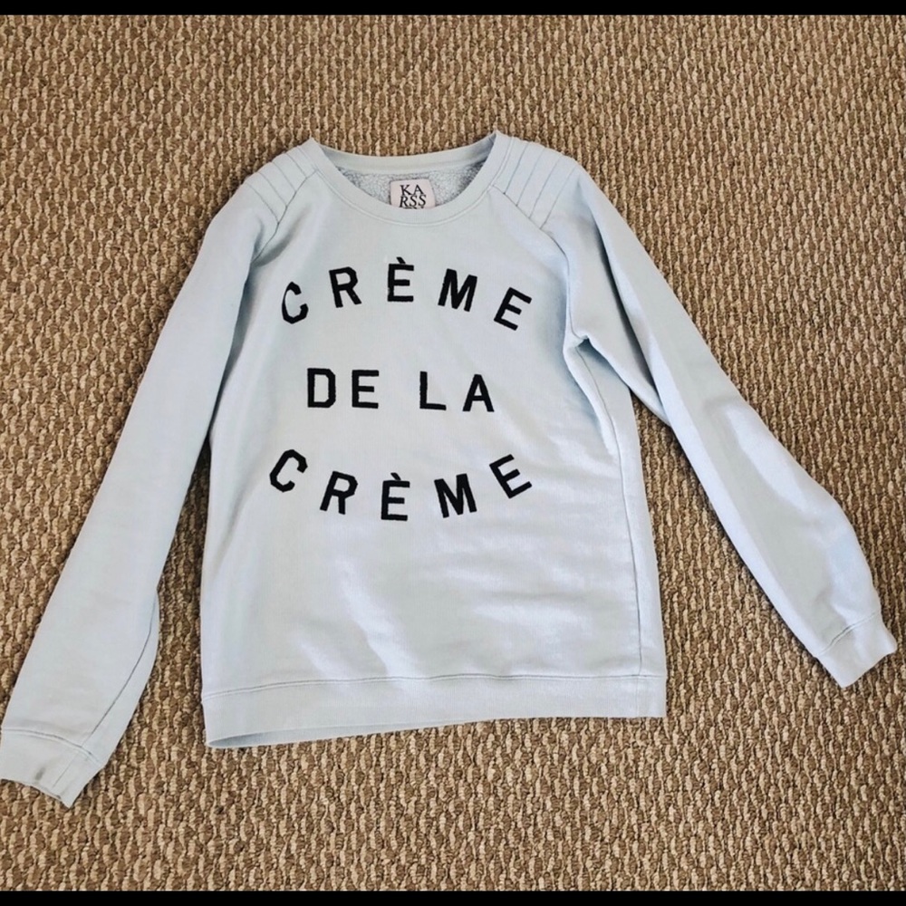 🇦🇲 Zoe Karssen “Crème de la Crème sweatshirt”
